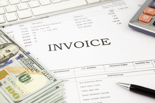 Payment for factoring your invoices